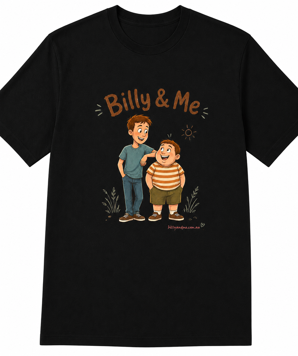 Billy & Me T-Shirt — Black